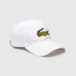 Boné Aba Curva Lacoste Big Croc - Strapback - Adulto BRANCO