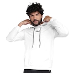 Blusão de Moletom com Capuz Fila Sports Canguru - Masculino BRANCO