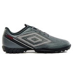 Chuteira Society Umbro Stride - Adulto CINZA/PRETO