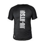 Camiseta Uppercut Jiu Jitsu Vertical Sou Jiu JItsu UV-50+ - Unissex PRETO