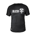 Camiseta Uppercut Jiu Jitsu Caveira Justiceiro Dry Fit UV-50+ - Unissex PRETO