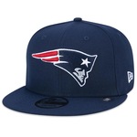 Boné Aba Reta New Era 9Fifty Fit NFL New England Patriots - Snapback - Adulto MARINHO/PETROLEO