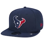 Boné Aba Reta New Era 9Fifty Fit NFL Houston Texans - Snapback - Adulto MARINHO/PETROLEO