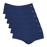 Kit Cuecas Zorba Slip Linea com 6 Peças - Adulto AZUL ESCURO