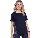 Camiseta Run More Ultracool Fit - Feminina PRETO/ROSA