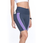 Bermuda Run More Power Fit - Feminina CINZA/ROXO