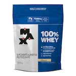 100% Whey Max Titanium Refil - Baunilha - 900g Baunilha