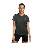 Camiseta Muvin Dry Basic SS com Proteção UV50 - Feminina CHUMBO