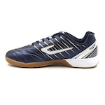 Chuteira Futsal Topper Titanium IX - Adulto AZUL/BRANCO