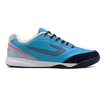 Chuteira Futsal Topper Dominator Td IV - Adulto AZUL/BRANCO