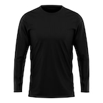 Camiseta Térmica Segunda Pele Rony Versátil Com Proteção Solar Uv 50+ Manga Longa - Masculina PRETO