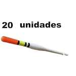 Kit de Boia de Pesca Petlazer Pena Palito Madeira - 14cm - 20 uni Nao Se Aplica