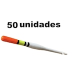 Kit de Boia de Pesca Petlazer Pena Palito Madeira - 14cm - 50 uni Nao Se Aplica