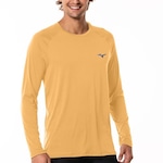 Camiseta Manga Longa Mizuno PRO UV +50 - Masculina AMARELO