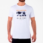 Camiseta Billabong Fossil - Masculina BRANCO