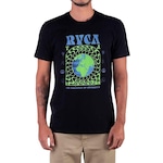 Camiseta Rvca Global Order - Masculina PRETO