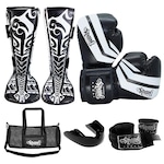 Kit de Muay Thai Spank CONFY Kickboxing com Bolsa - Adulto Nao Se Aplica