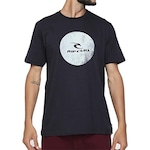 Camiseta Rip Curl Round Icon Corp SM23 - Masculina PRETO