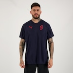 Camiseta do Neymar Jr Puma Manga Curta Teamliga Jersey - Masculina AZUL ESCURO