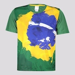 Camiseta Futfanatics Brasil Solimões - Infantil VERDE