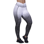 Calça Legging Orbis Fitness Empina Bumbum Degradê - Feminina BRANCO/PRETO