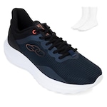 Tênis Olympikus ZEX e Meia OP22 - Masculino AZUL ESC/PRETO