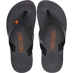 Sandália Kenner Masculina New Summer - Masculino PRETO/LARANJA