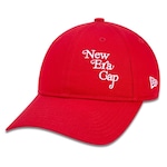 Boné Aba Curva New Era 9Twenty - Strapback - Feminino VERMELHO