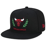 Boné Aba Reta New Era 59Fifty Nba Chicago Bulls Vintage - Fitted - Adulto PRETO