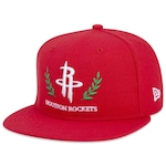 Boné Aba Reta New Era 59Fifty Nba Houston Rockets Vintage - Fitted - Adulto VERMELHO