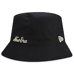 Chapeu Bucket Dupla Face New Era Joyfull - Adulto Preto/Bege