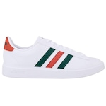 Tênis adidas Grand Court 2.0 - Masculino BRANCO/VERDE ESCURO