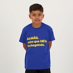 Camiseta Futfanatics Brasil Alo Mãe - Infantil AZUL