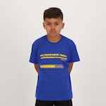 Camiseta Futfanatics Brasil Trofeuzinho - Masculina AZUL