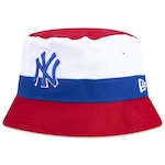 Chapeu Bucket New Era Mlb New York Yankees Vintage - Adulto VERMELHO