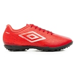 Chuteira Society Umbro Fast - Adulto VERMELHO