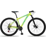 Bicicleta Aro 29 Drais Aluminum - Freio a Disco - Câmbio Importado - 21 Marchas AMARELO/AZUL