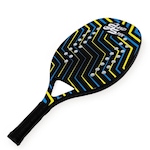 Raquete de Beach Tennis Sland Spin Aloha Full Carbon + Raqueteira PRETO