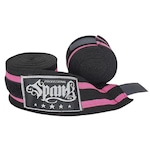 Bandagem Elástica Spank Profissional - 3 Metros PRETO/ROSA