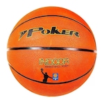 Bola de Basquete Poker Oficial Mirim LARANJA/PRETO