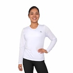 Camiseta Muvin Manga Longa Dry Basic - Feminina BRANCO