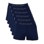 Kit de Cuecas Zorba Boxer Sem Costura Extreme Sport 836 - Adulto - com 6 Unidades AZUL ESCURO