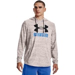 Blusão de Moletom com Capuz Under Armour Rival Terry Logo - Masculino Off White