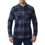 Camiseta Invictus Lumberjack Flanela - Masculina AZUL