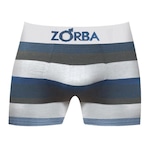 Kit Cuecas Boxer Zorba Listrada 847 - 6 Unidades - Masculina BRANCO