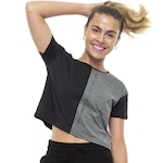 Blusa Cropped Run More Boxy Ultralight - Feminino PRETO