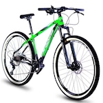 Bicicleta Aro 29 - Drais Revolution - Freio a Disco - Câmbio Shimano Deore - 12V VERDE/PRETO