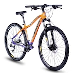 Bicicleta Drais Chillout - Aro 29 - Freio a Disco - Câmbio Shimano - 18V - Adulto LARANJA/ROXO