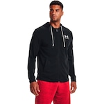 Jaqueta com Capuz Under Armour Rival Terry Logo Crew - Masculina PRETO