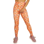 Calça Legging Alto Giro Speedy Power - Feminina LARANJA CLARO